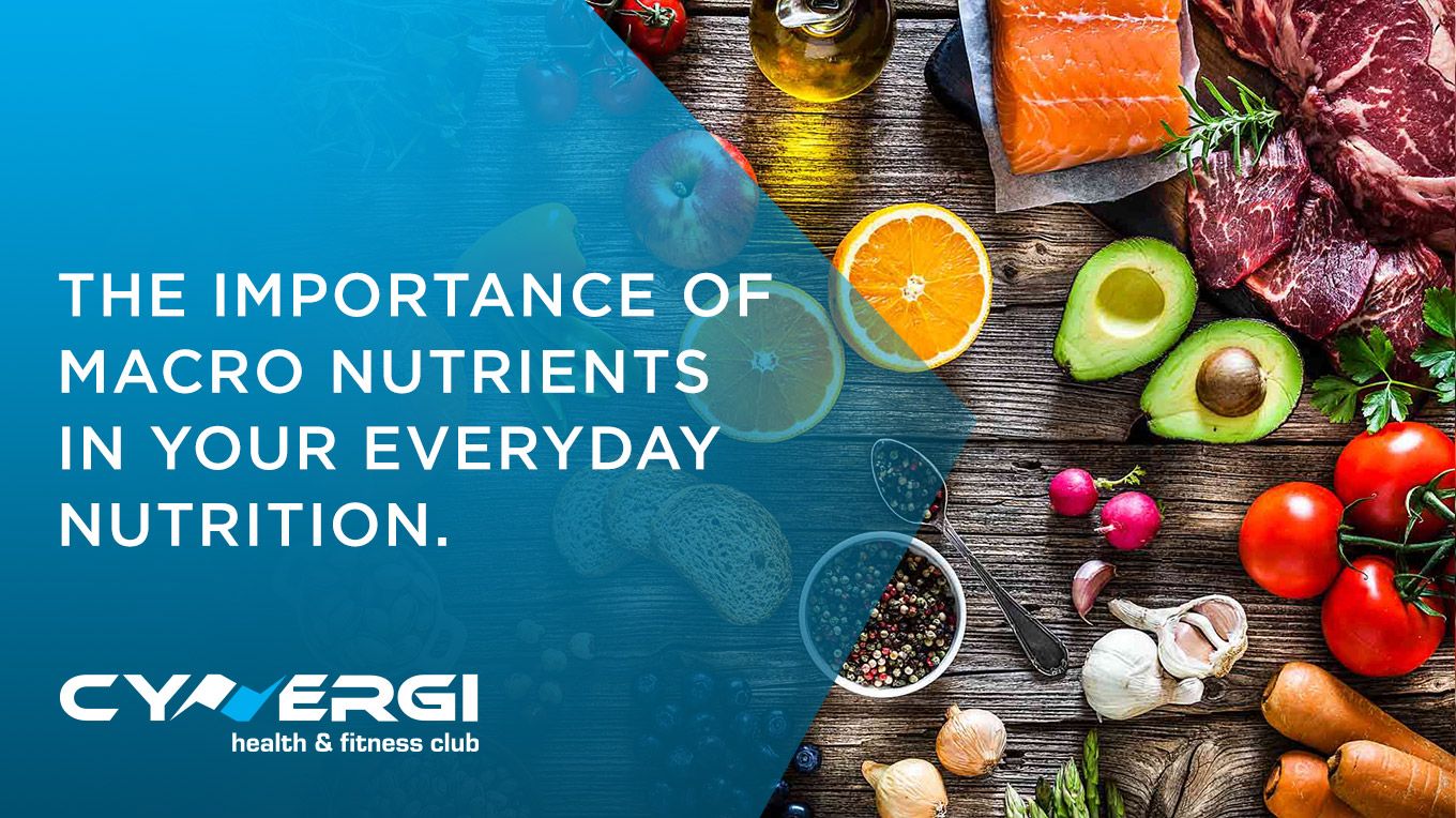Cynergi Health & Fitness | The importance of macro nutrients in your everyday nutrition header