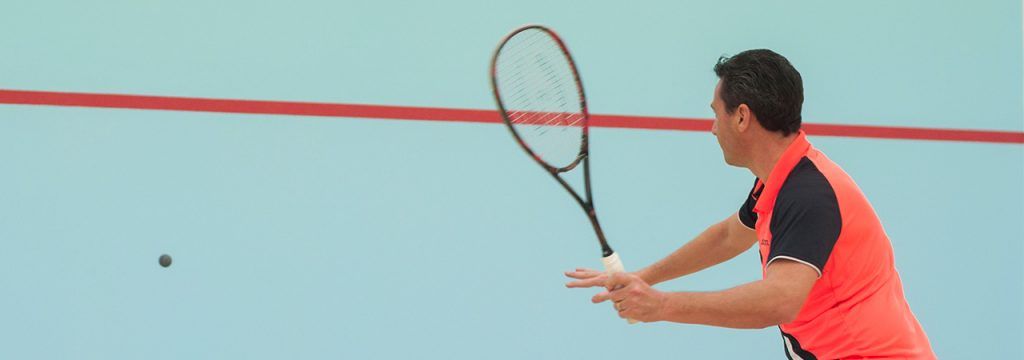 Cynergi Health & Fitness | Squash Court Close Up