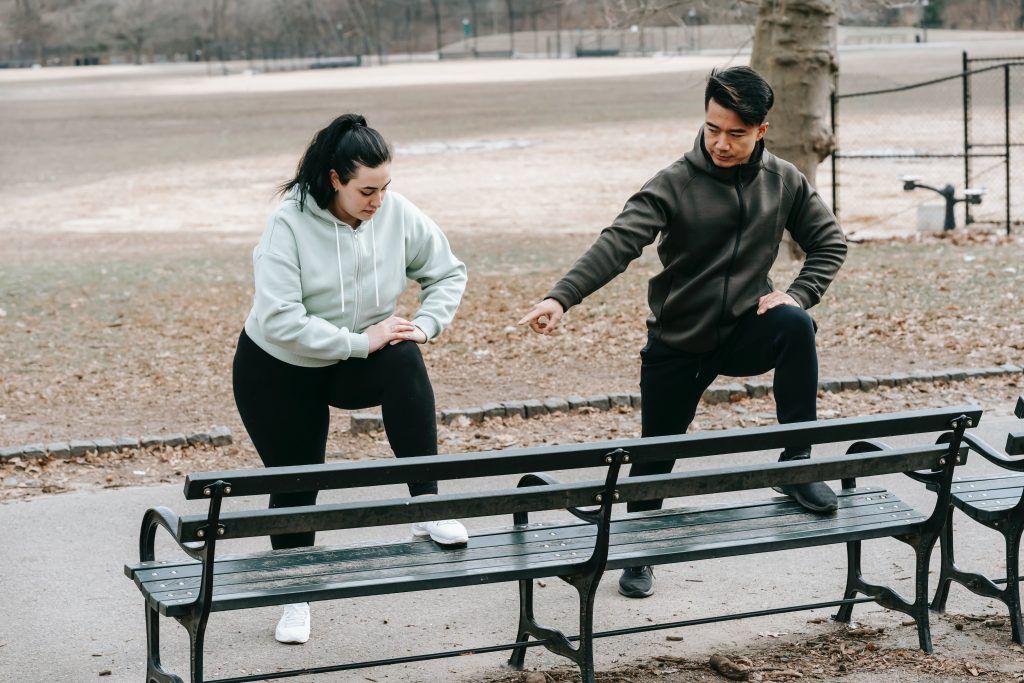 Cynergi Health & Fitness | Fun outdoor workouts to mix up your routine | Bench